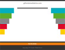 Tablet Screenshot of giffordstreetfabrics.com